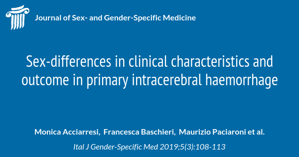 Sex Differences In Clinical Characteristics And Outcome In Primary