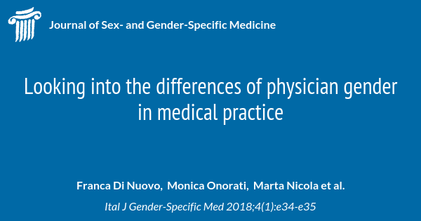 Looking into the differences of physician gender in medical practice ...
