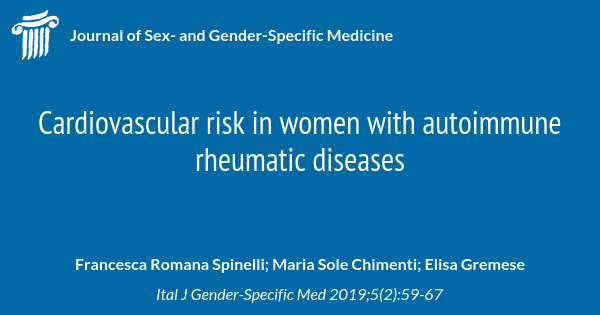 Cardiovascular risk in women with autoimmune rheumatic diseases ...