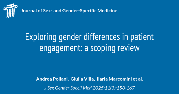 Exploring gender differences in patient engagement: a scoping review ...